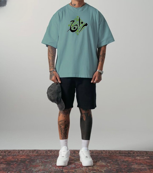 MIZAAJ Printed Dropshoulder