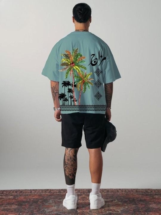 MIZAAJ Printed Dropshoulder